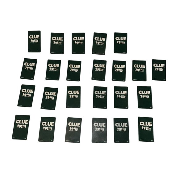 Vintage 2002 Clue Suspect Weapon Room Cards Replacement Parts Parker Brothers - Picture 6 of 8